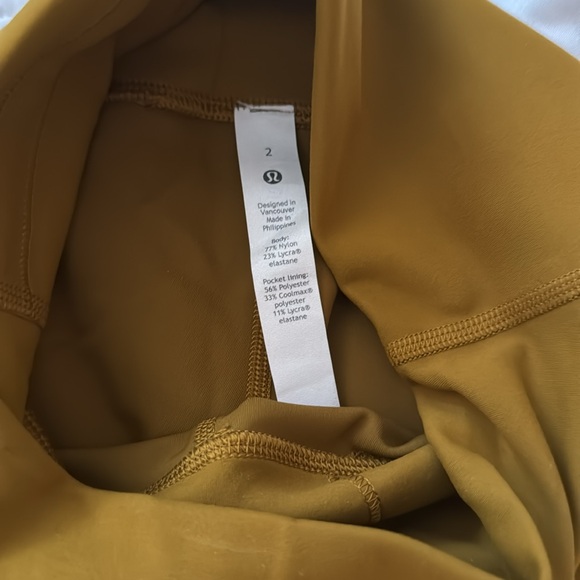 LULULEMON BIKER SHORT SIZE 2 - Picture 4 of 4